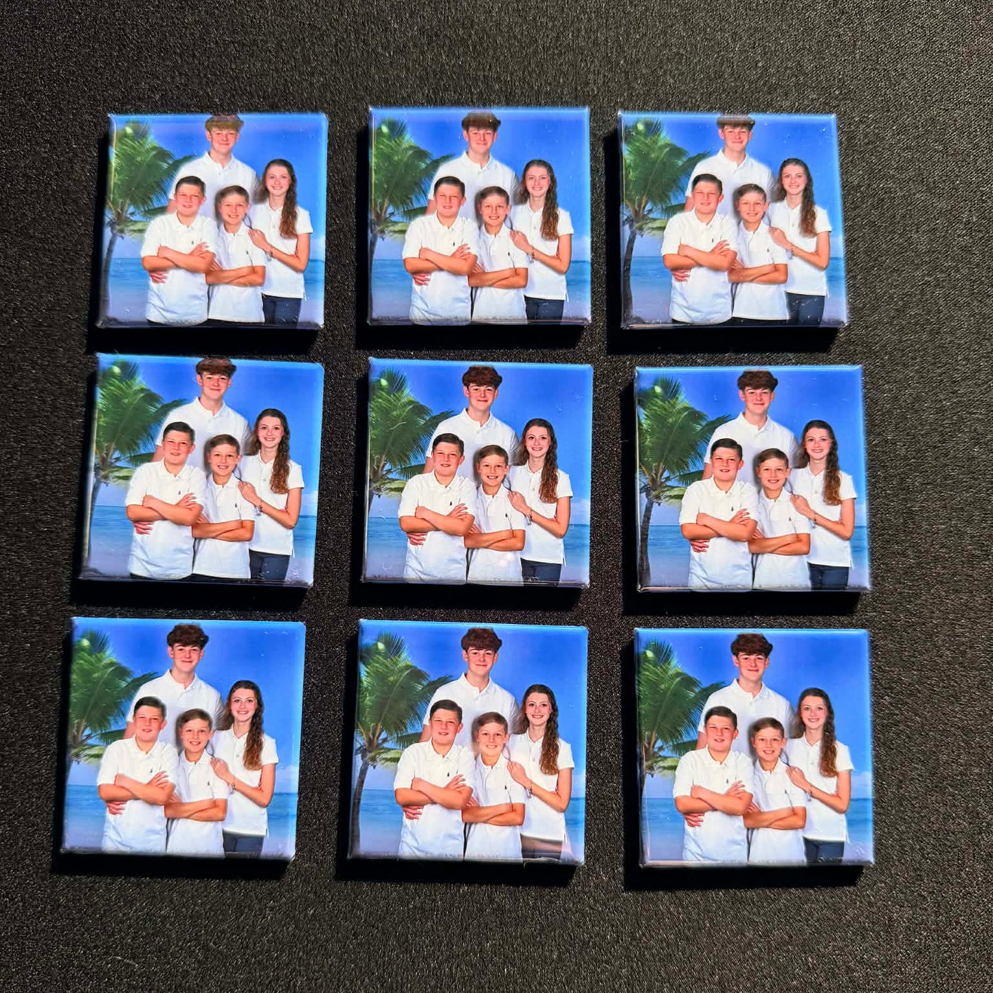 2x2 Square Magnet Set (Set of 9)